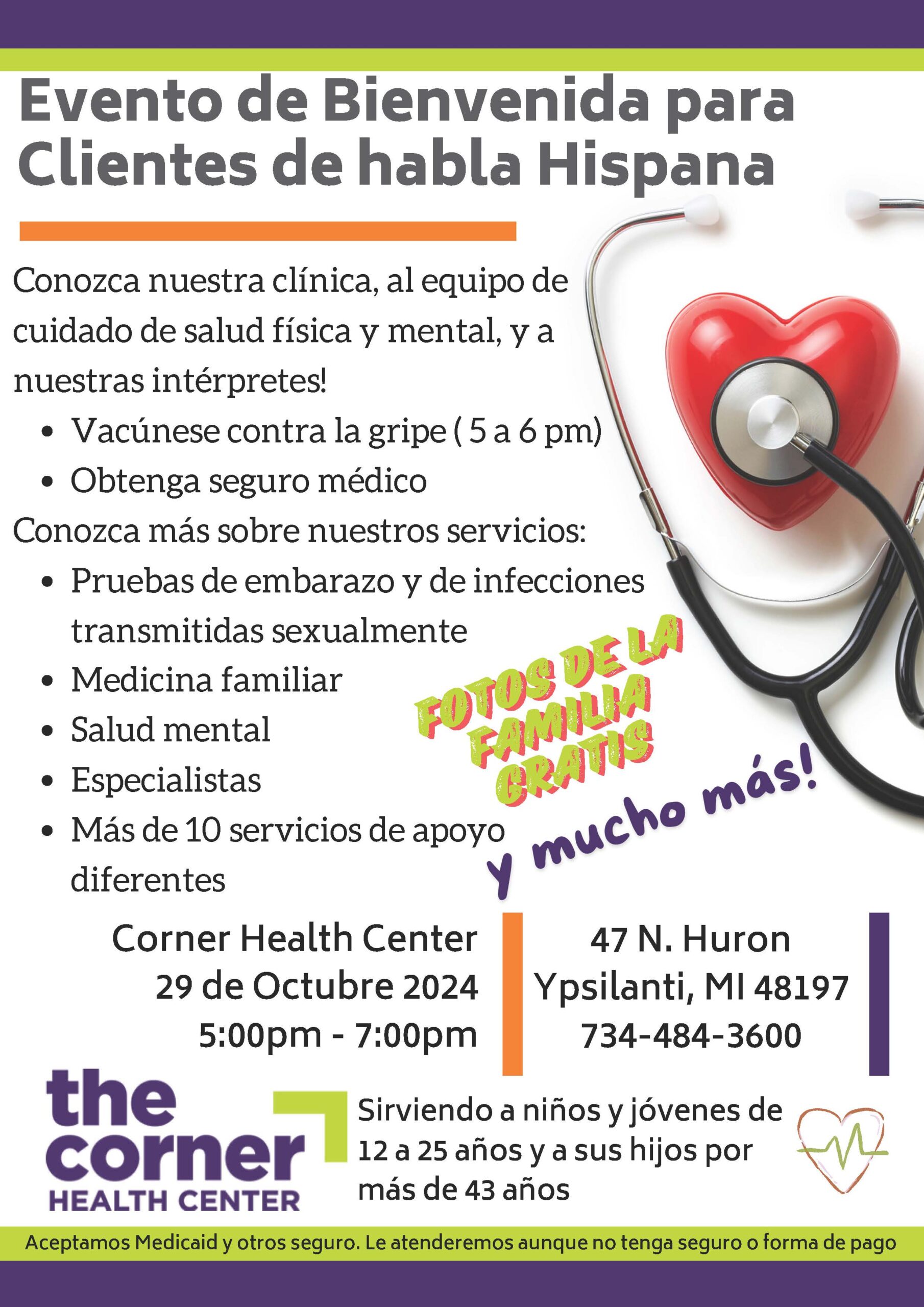 In Partnership with Mexiquenses Unidos en Michigan, The Corner Health Center Offers Spanish Interpreters to Patients